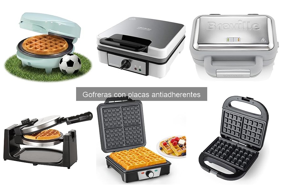 Recetas fáciles para gofreras con placas antiadherentes