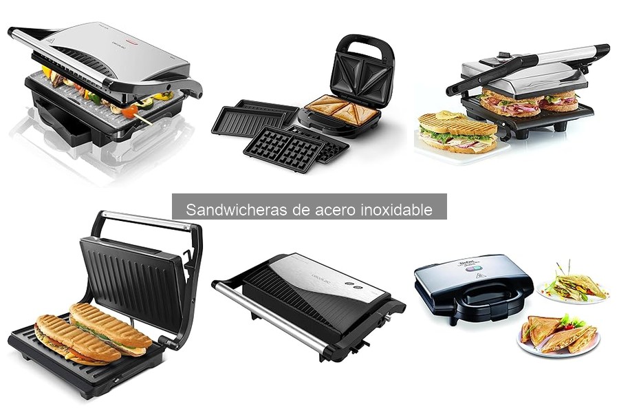Recetas fáciles para sandwichera de acero inoxidable