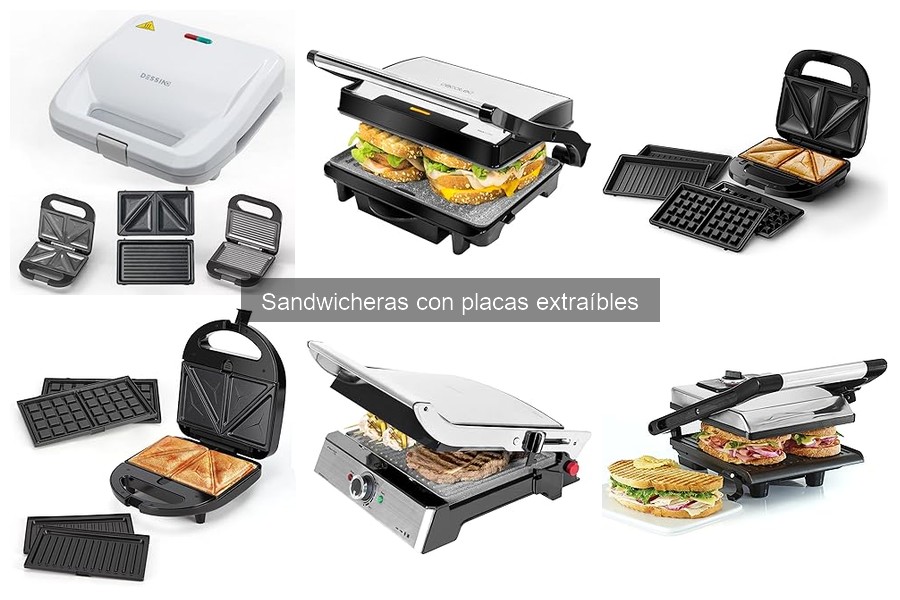 Recetas fáciles para sandwiches en sandwicheras extraíbles