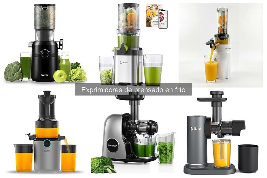 Recetas nutritivas con exprimidores de prensado en frío
