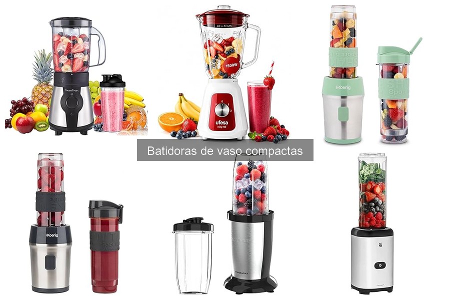 Recetas rápidas con batidoras de vaso compactas