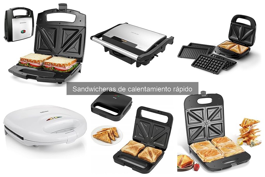 Recetas rápidas para hacer en tu sandwichera de calentamiento