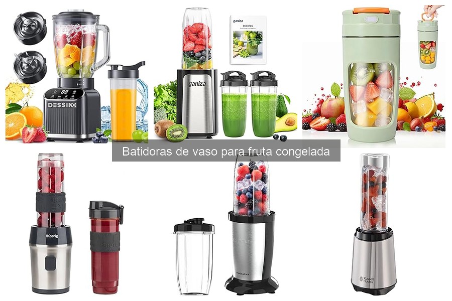 Recetas saludables con batidoras de vaso y fruta congelada
