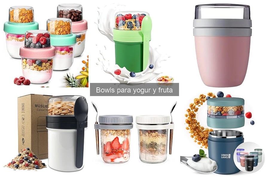 Recetas Saludables con Bowls para Yogur y Fruta