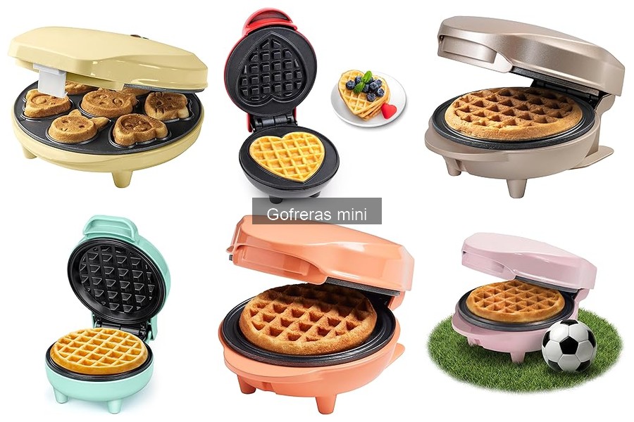 Recetas sencillas con gofreras mini para desayunos rápidos