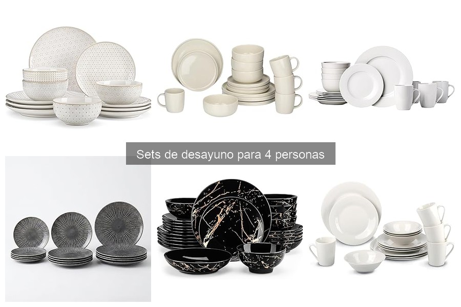 Reseñas de Set de Desayuno para 4 Personas: Opiniones y Experiencias