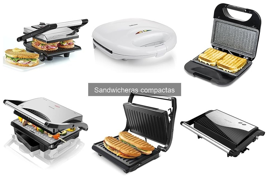 Sandwicheras compactas con funciones adicionales: ¡Descubre las mejores!