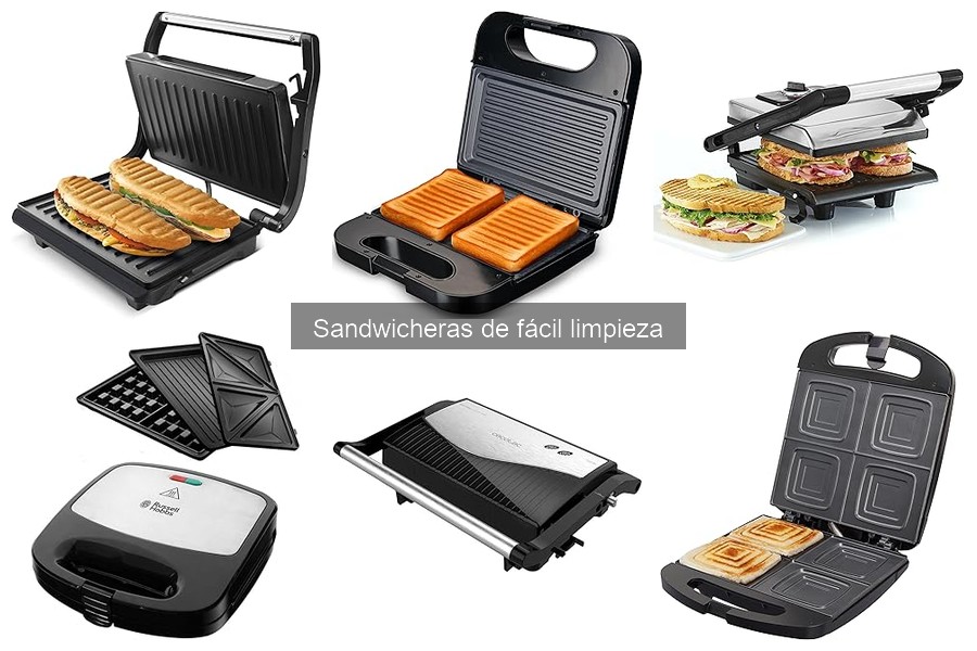 Sandwicheras de Fácil Limpieza: Características y Ventajas