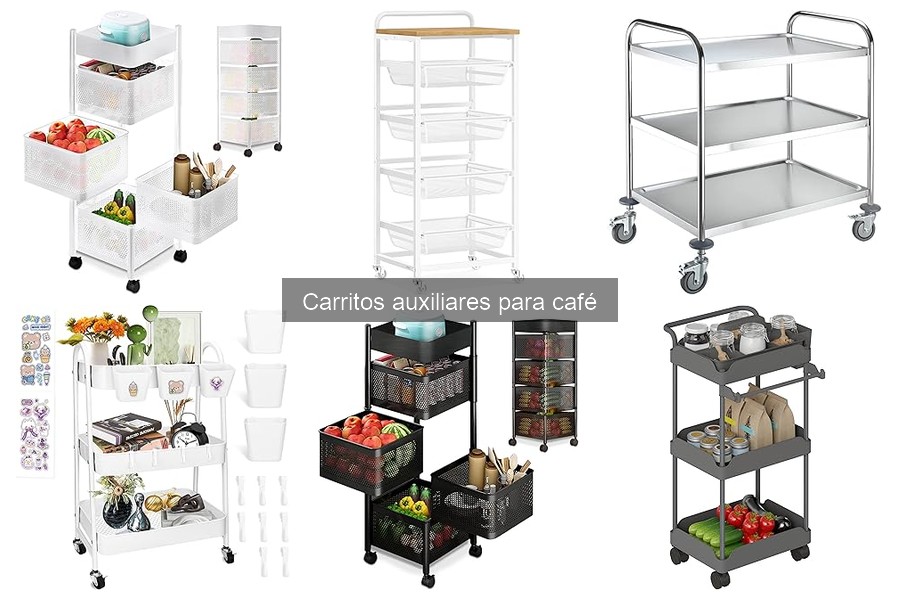 Soluciona problemas comunes con carritos auxiliares para café