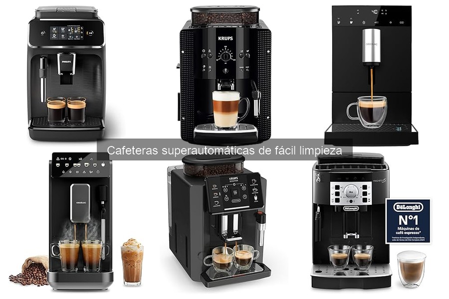 ¿Son fáciles de limpiar las cafeteras superautomáticas?