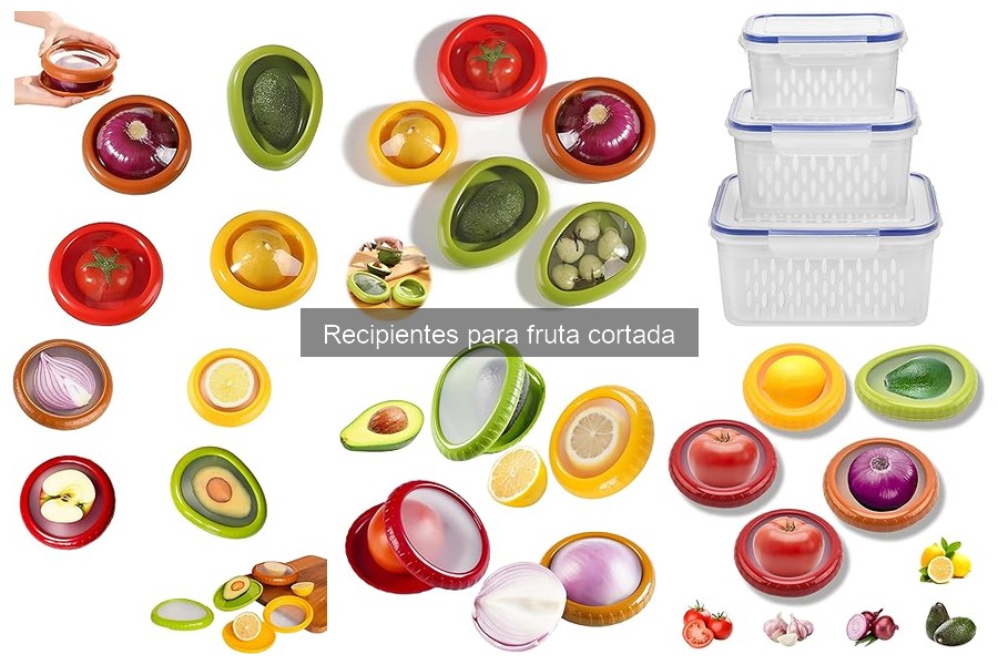 ¿Son seguros los recipientes de plástico para fruta cortada?