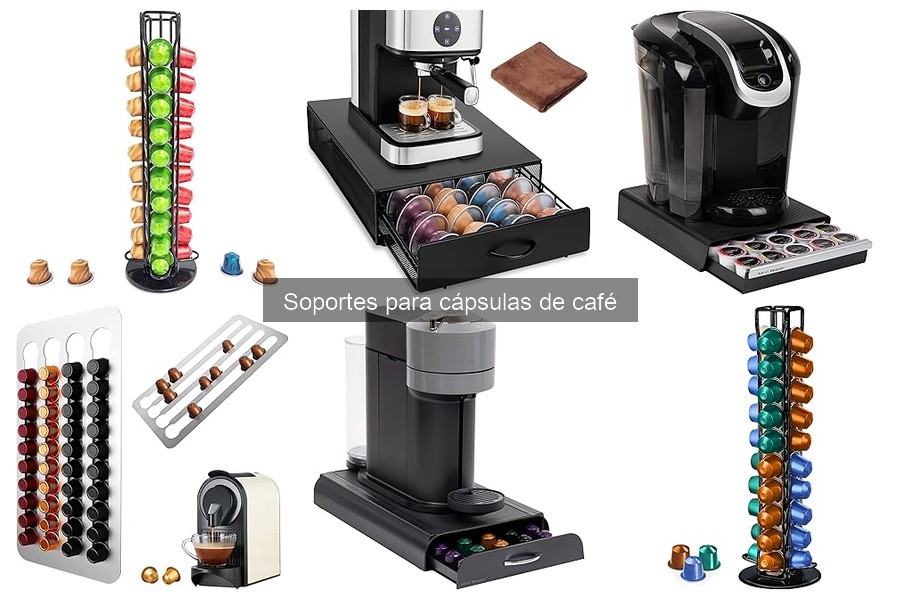 Soportes para cápsulas de café ideales para espacios pequeños