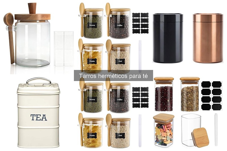 Tarros herméticos para té: ¿Qué son y cómo elegirlos?