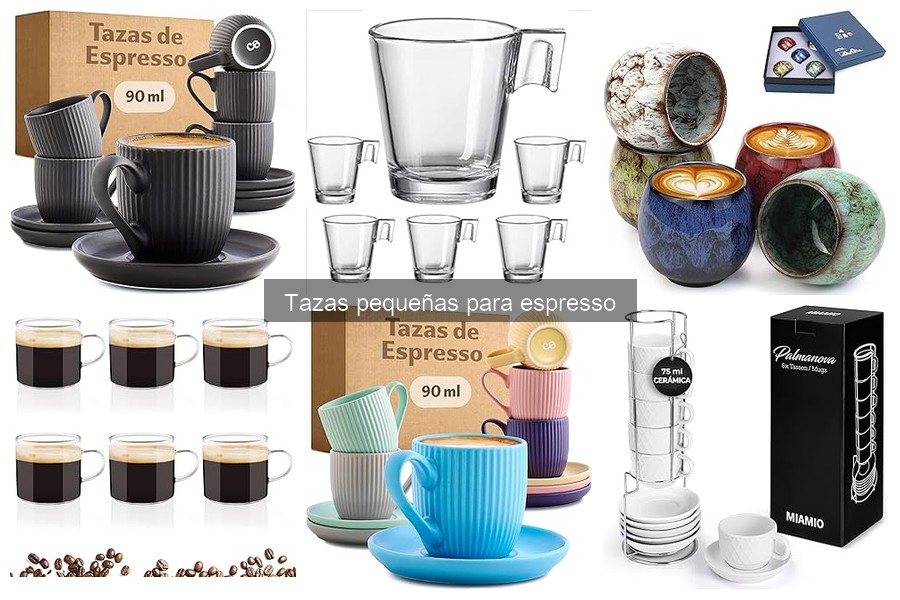 Tazas pequeñas para espresso: Impacto en la presentación del café