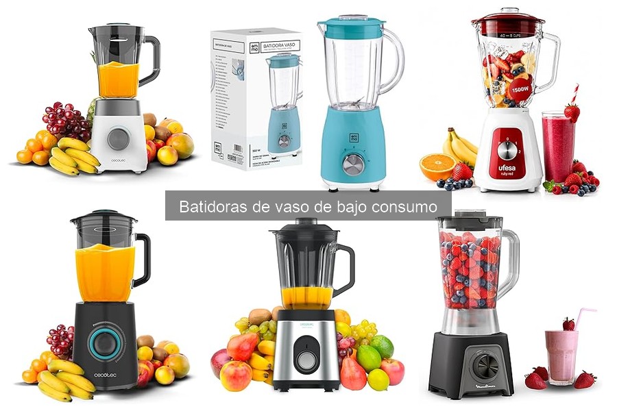 Testimonios de usuarios sobre batidoras de vaso de bajo consumo