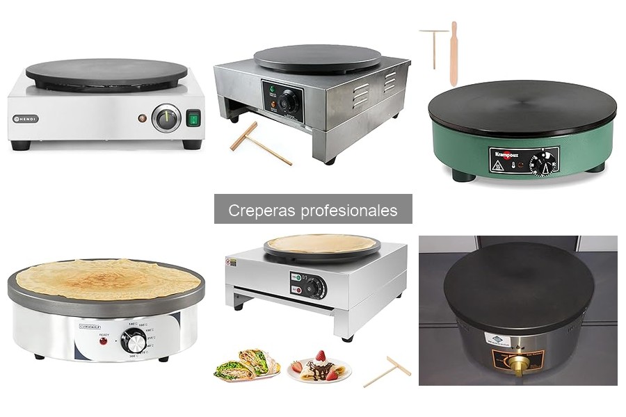 Tiempo de cocción ideal para crepes en creperas profesionales