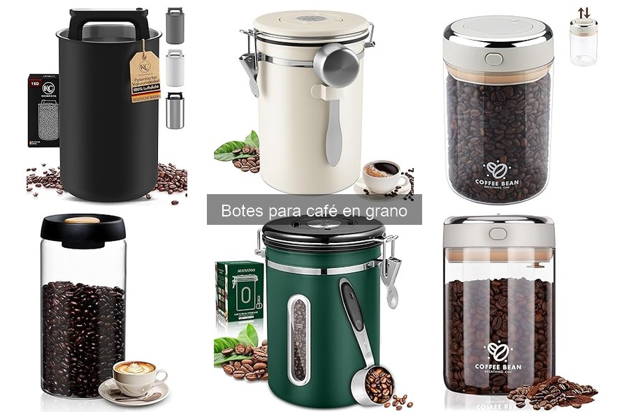 Tipos de botes para café en grano: guía completa