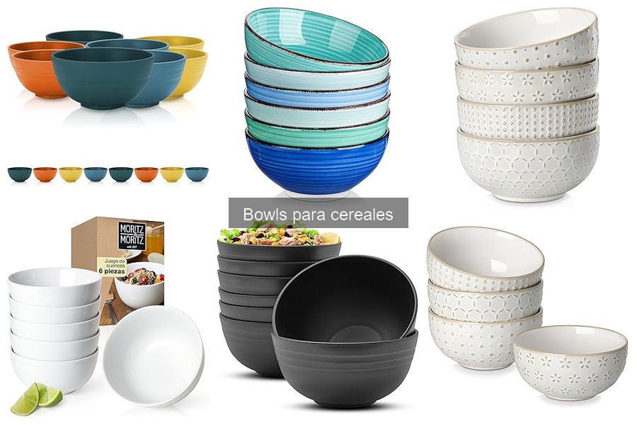 Tipos de bowls para cereales y sus usos: guía completa