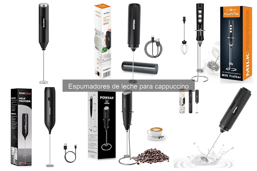Tipos de espumadores de leche: ¿Cuál elegir para cappuccino?
