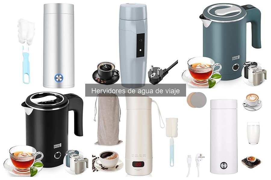 Tipos de hervidores de agua de viaje y sus características