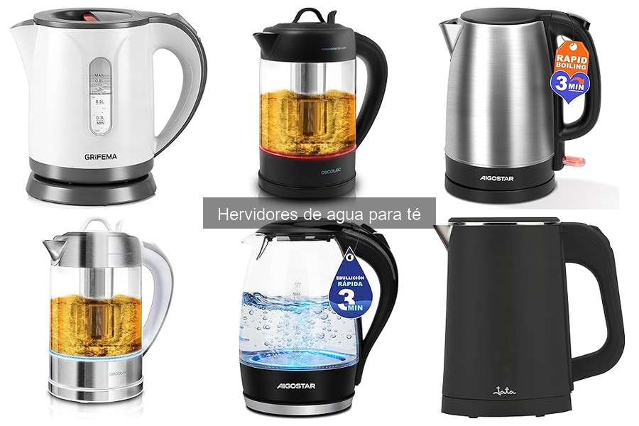 Tipos de hervidores de agua para té: Guía completa