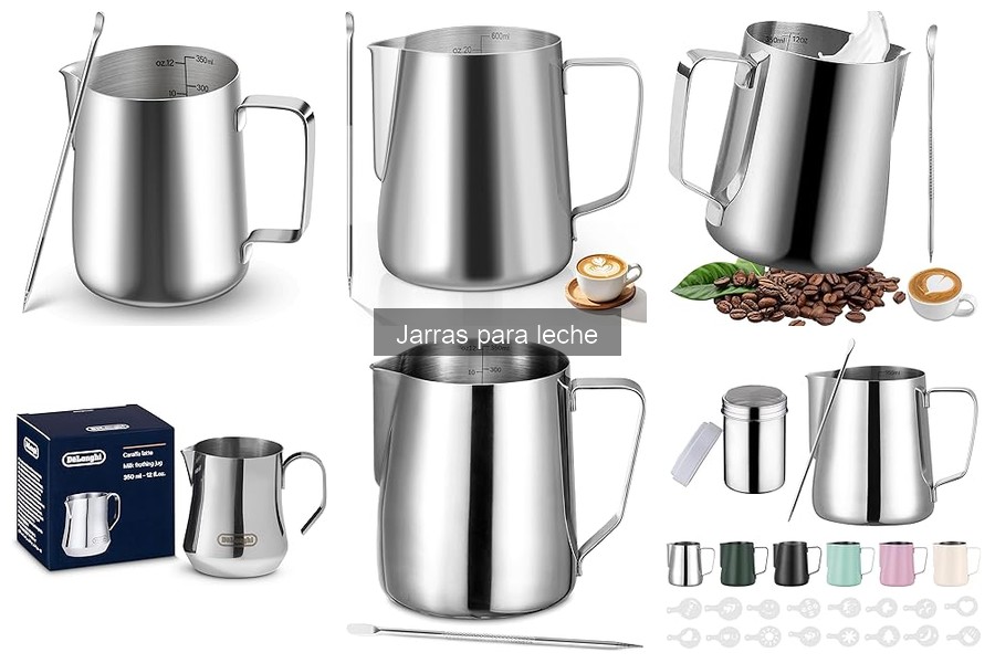 Tipos de jarras para leche: materiales y usos ideales