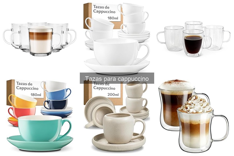 Tipos de Tazas para Cappuccino: Cerámica, Vidrio y Más