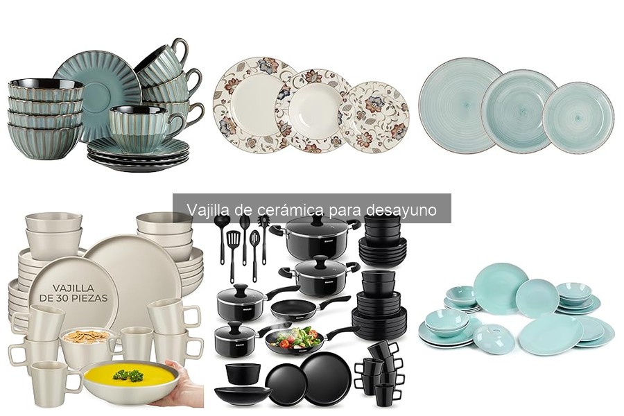 Tipos de vajilla de cerámica para desayuno: guía completa