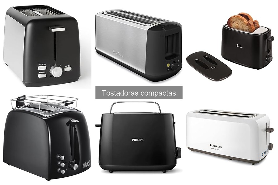 Tostadoras compactas con funciones especiales: mejora tu desayuno