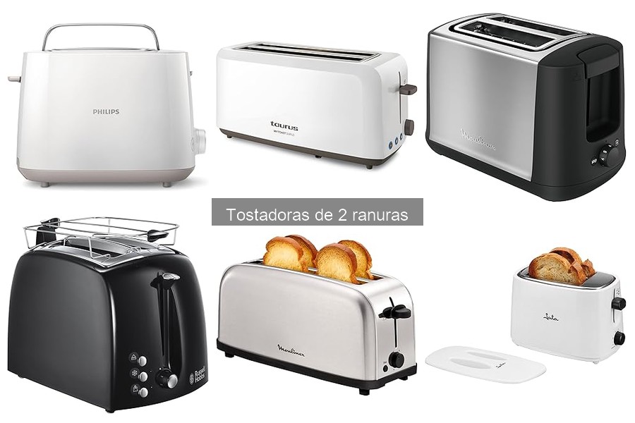 Tostadoras de 2 ranuras con funciones especiales para tu hogar