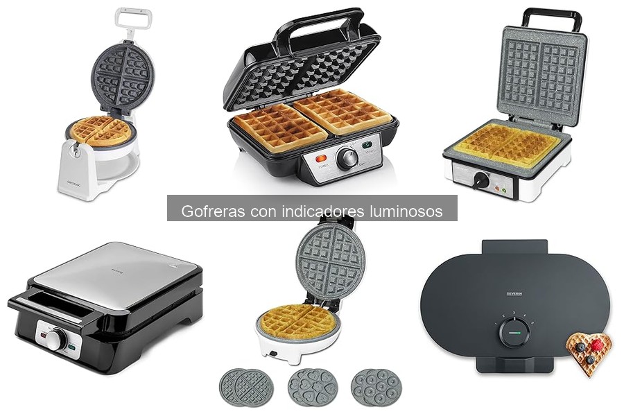 Ventajas de usar gofreras con indicadores luminosos