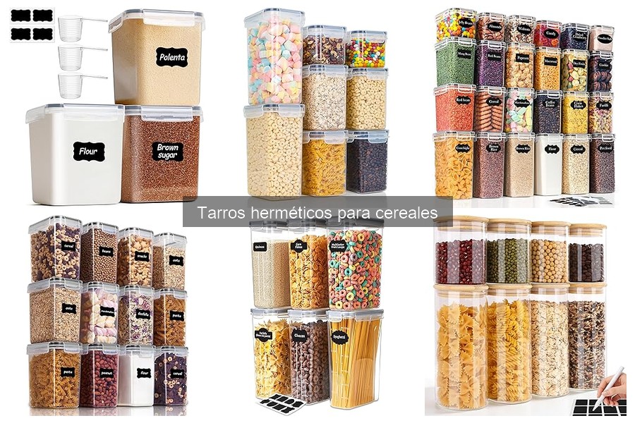 Ventajas de usar tarros herméticos para cereales