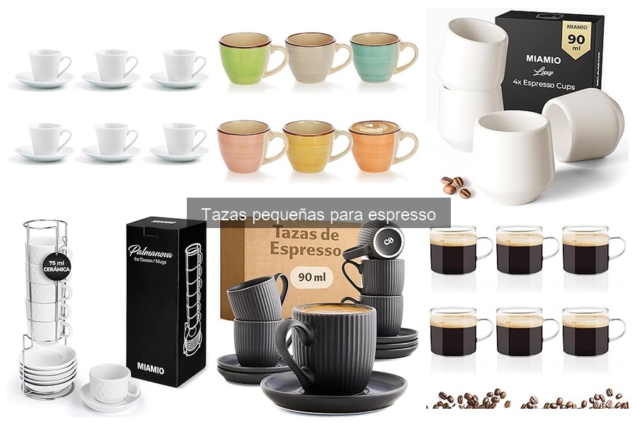 Ventajas de usar tazas pequeñas para espresso