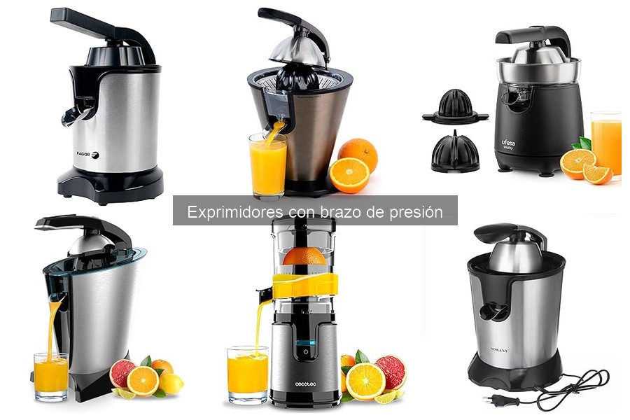 Ventajas del exprimidor con brazo de presión vs eléctrico