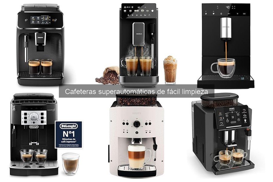 Ventajas y desventajas de cafeteras superautomáticas fáciles de limpiar