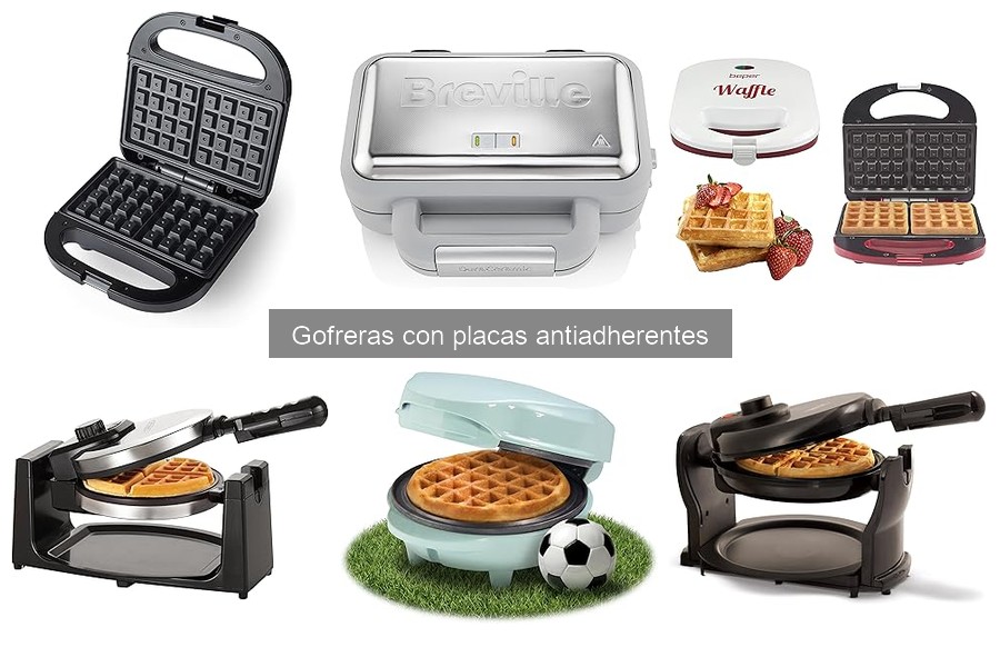 Ventajas y desventajas de gofreras con placas antiadherentes