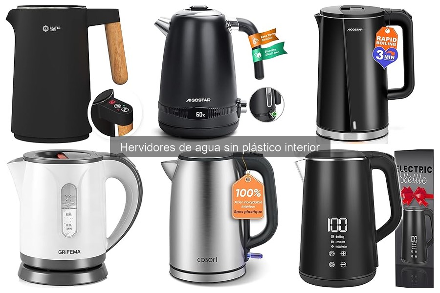 Ventajas y desventajas de hervidores sin plástico interior