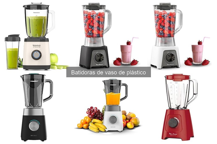Ventajas y desventajas de las batidoras de vaso de plástico
