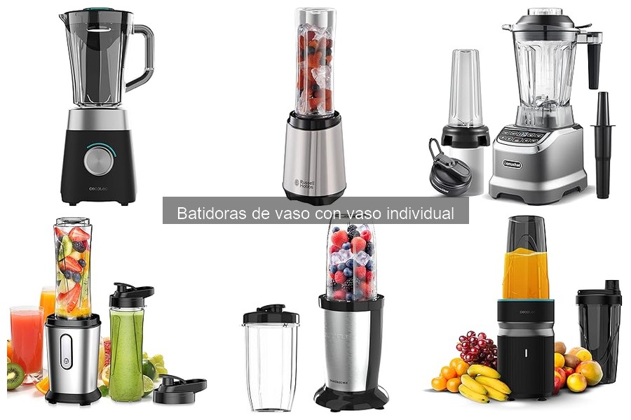 Ventajas y desventajas de las batidoras de vaso individuales