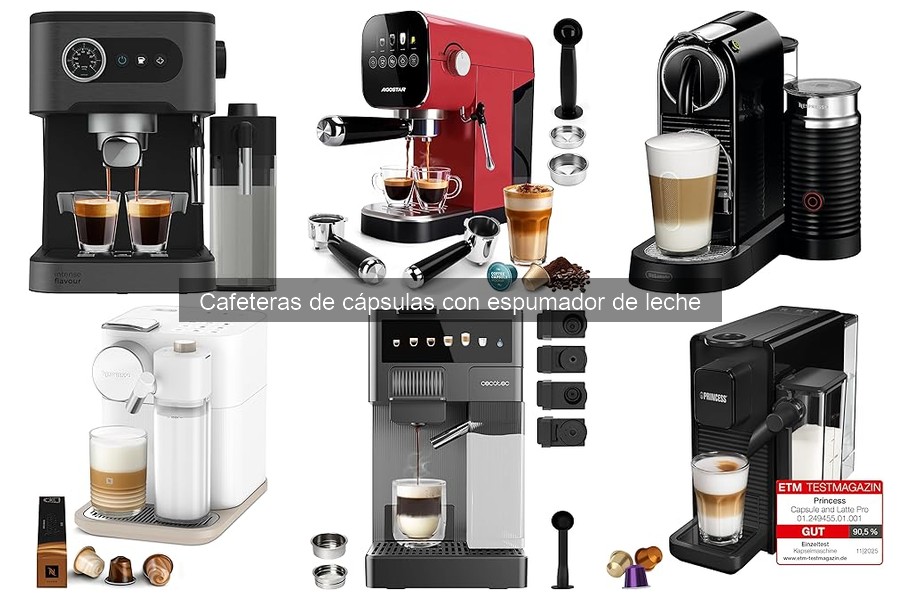 Ventajas y desventajas de las cafeteras de cápsulas con espumador