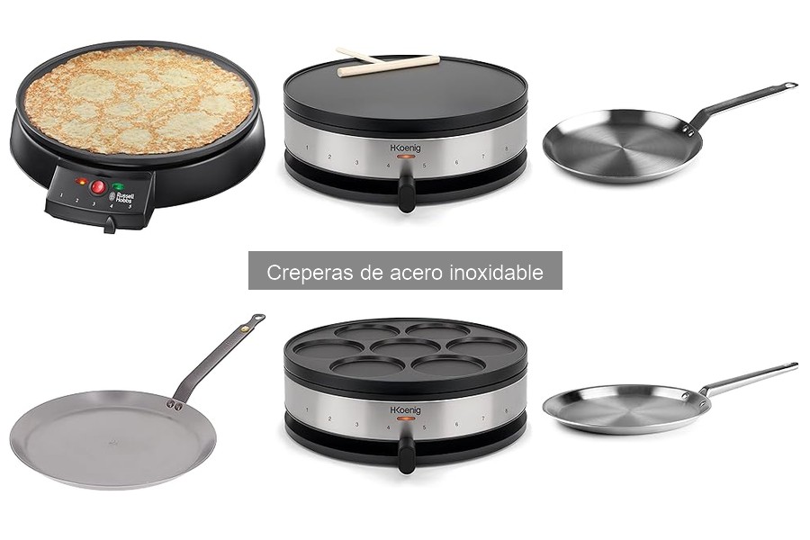Ventajas y desventajas de las creperas de acero inoxidable