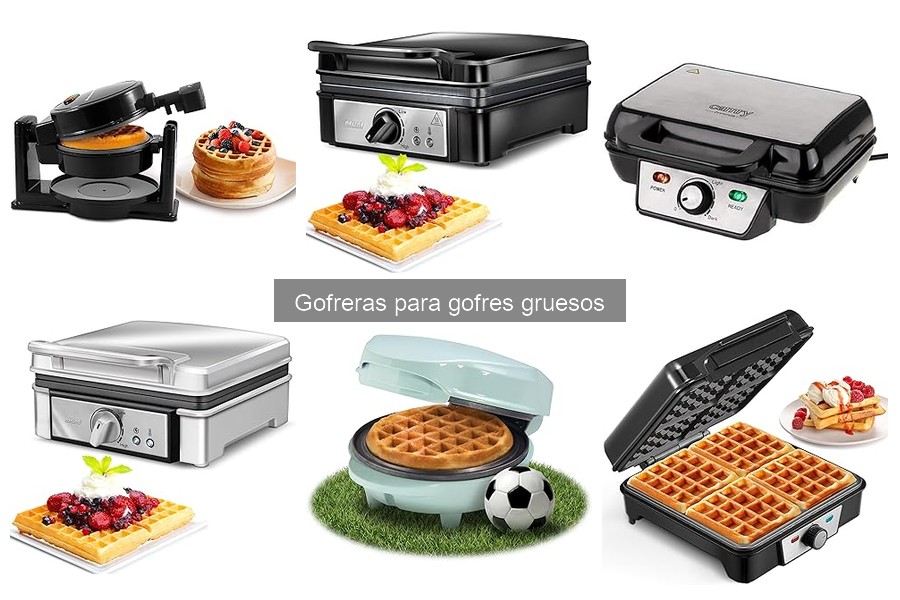 Ventajas y desventajas de las gofreras para gofres gruesos
