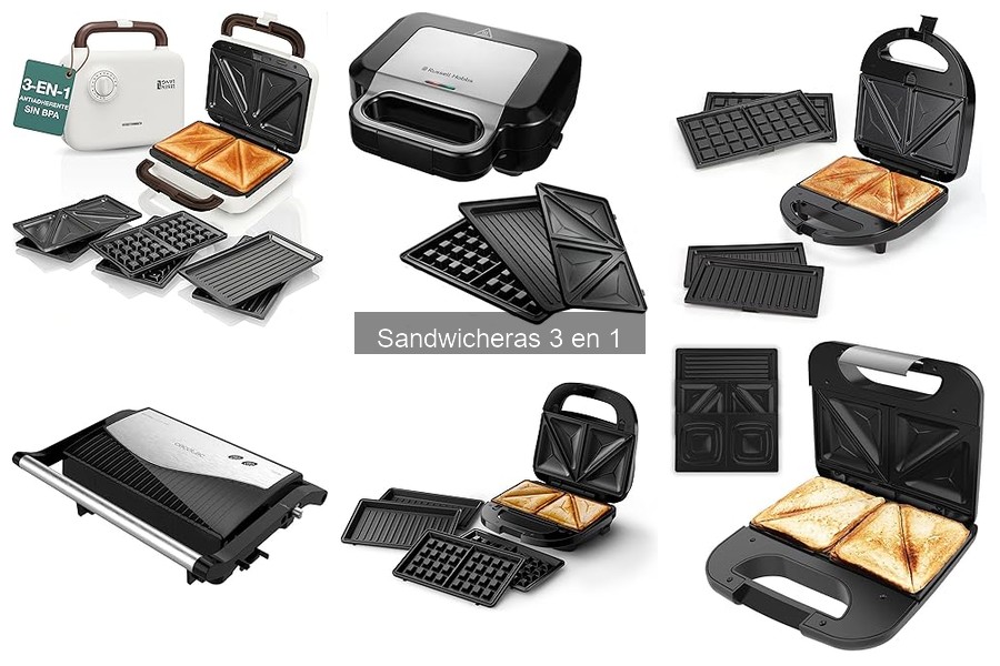 Ventajas y desventajas de las sandwicheras 3 en 1