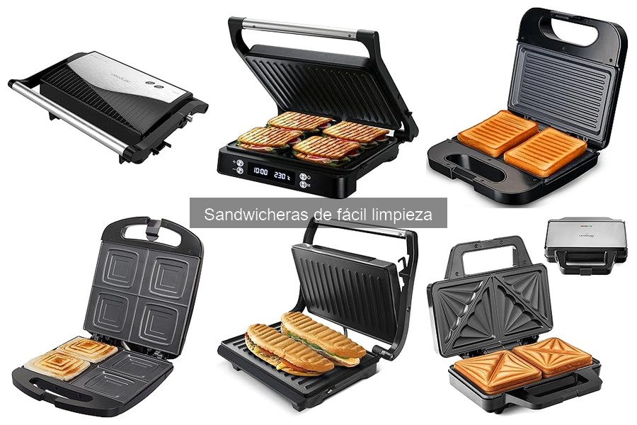 Ventajas y Desventajas de las Sandwicheras de Fácil Limpieza