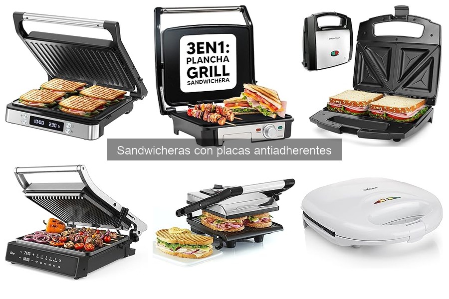 Ventajas y desventajas de sandwicheras antiadherentes